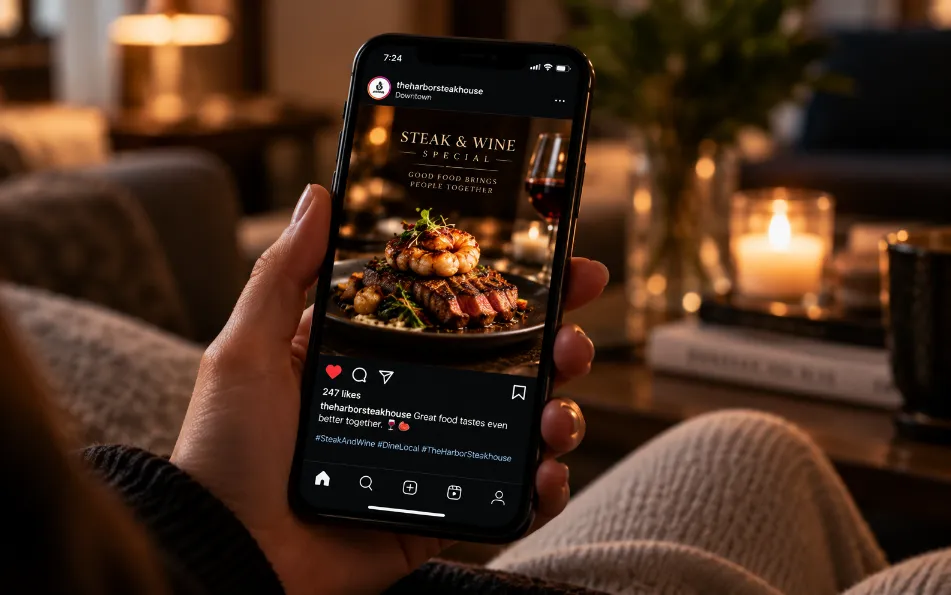They See The Offer for restaurant followers