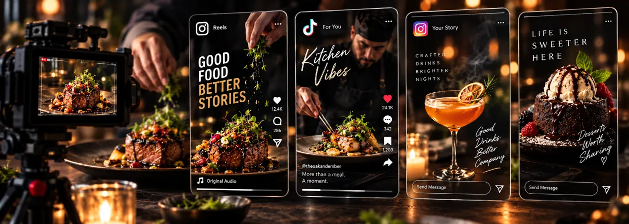 Social Content for restaurants